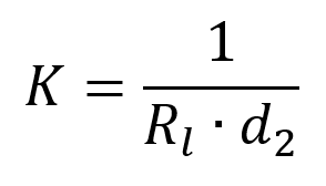 Формула коэффициента теплопередачи цилиндрической стенки